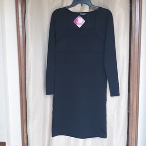 NWT ShapeSensational Black Dress Large
